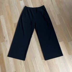 COS Pleated Elasticated Pants Plisse Size L SOLD OUT in black